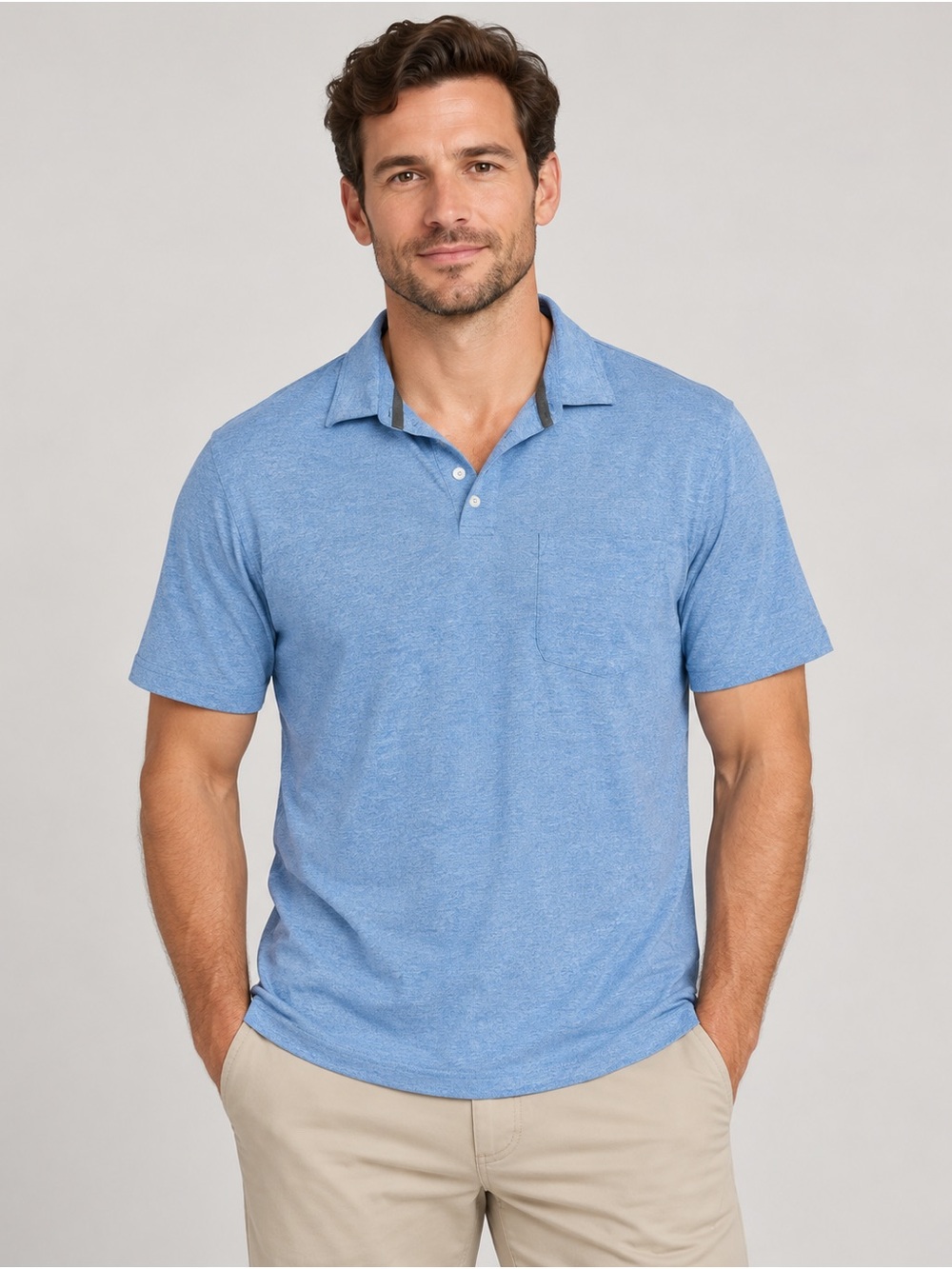 Orvis Little Blue Polo Shirt  Size- XL